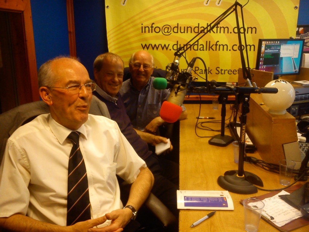 Sports Academy Soccer Panel Nicky McCourt, Gussie Hearty and Roy Mackin.